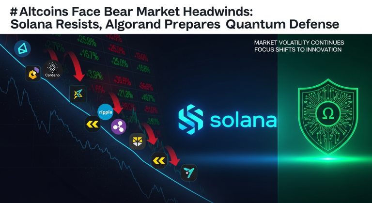 Altcoins en souffrance : Solana résiste, Algorand prépare la résistance quantique