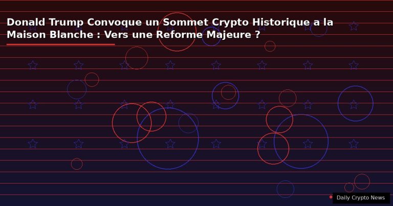 Donald Trump Convoque un Sommet Crypto Historique a la Maison Blanche : Vers une Reforme Majeure ?