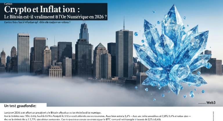 Crypto et Inflation : Le Bitcoin est-il vraiment l&rsquo;Or Numérique en 2026 ?
