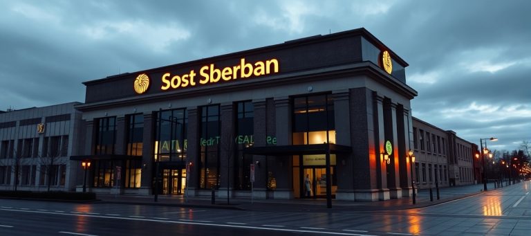 Sberbank, la plus grande banque russe, prépare son infras.