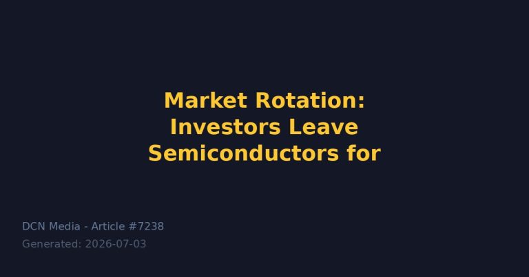 Market Rotation: Investors Leave Semiconductors for Bitcoin in